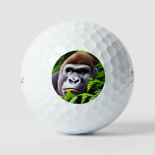 Balles De Golf Peekaboo Gorilla, Bals De Golf (Recto)