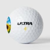 Balles De Golf Peinture de tournesols (Logo)