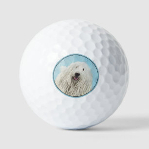 Balles De Golf Peinture Komondor - Cute Original Chien Art