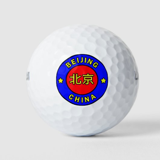 Balles De Golf Pékin Chine (Devant)