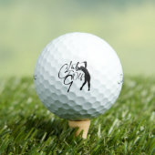 Balles De Golf Pelotas de golf con golfista (T-shirt Insitu)