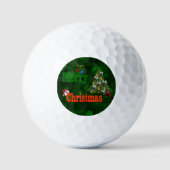 Balles De Golf Pelouse Bowles, Christmas Golf Balls (Recto)