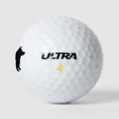 Balles De Golf Pembroke Welsh Corgi Silhouette (Logo)