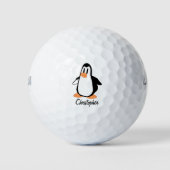 Balles De Golf Penguin Design Personalised (Devant)