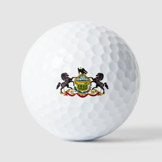 Balles De Golf Pennsylvania flag (Recto)