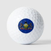 Balles De Golf Pennsylvania Golf Balls, drapeau de l'état / Patri (Recto)