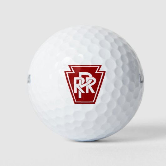 Balles De Golf Pennsylvania Railroad Keystone Logo Golf Balls (Devant)