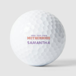 Balles De Golf Pensez À Votre Propre Maternité
