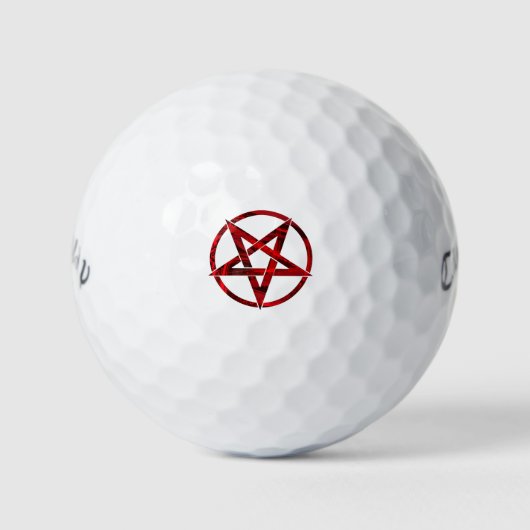 Balles De Golf Pentagram Red Devil (Devant)