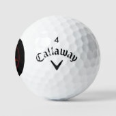 Balles De Golf Pentagram Red Devil (Logo)