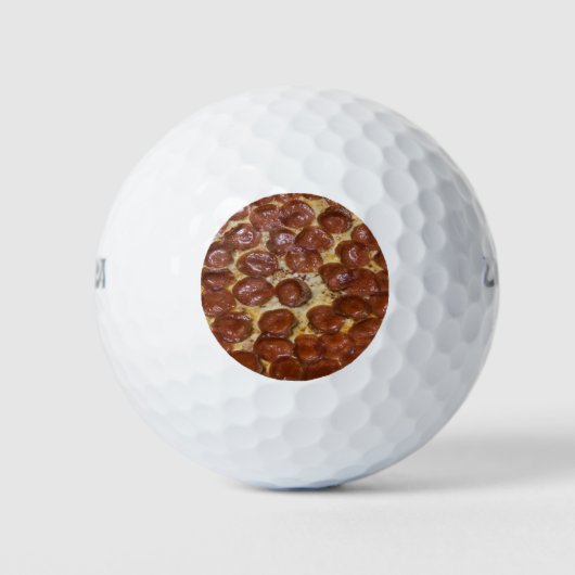 Balles De Golf Pepperoni Pizza (Devant)