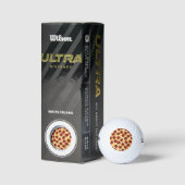 Balles De Golf Pepperoni Pizza Motif (Emballage)