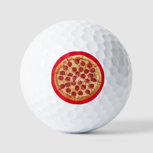Balles De Golf Pepperoni Pizza Thunder_Cove (Recto)