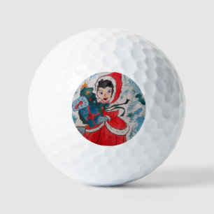 Balles De Golf Père Noël Helper Christmas