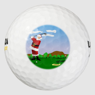 Balles De Golf Père Noël Jouer au golf