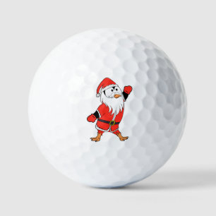 Balles De Golf Père Noël Penguin Prêt pour Noël