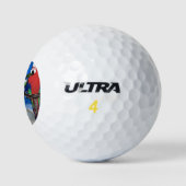 Balles De Golf Père Noël perroquet (Logo)