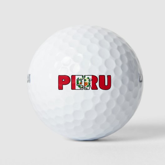 Balles De Golf Pérou (Devant)