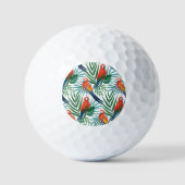 Balles De Golf Perroquets tropicaux : Palmier luxuriant sans tran (Recto)