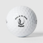 Balles De Golf Personalised Custom Golf Hole in 1 (Devant)