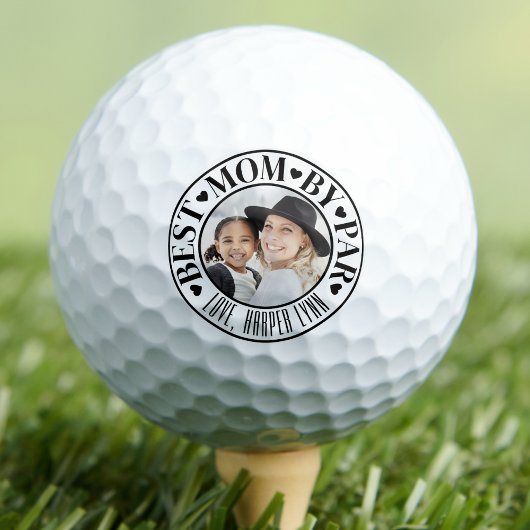 Balles De Golf Personalized Best Mom Photo Golf Balls