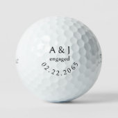 Balles De Golf Personalized Engagement Titleist Pro V1 II (Recto)