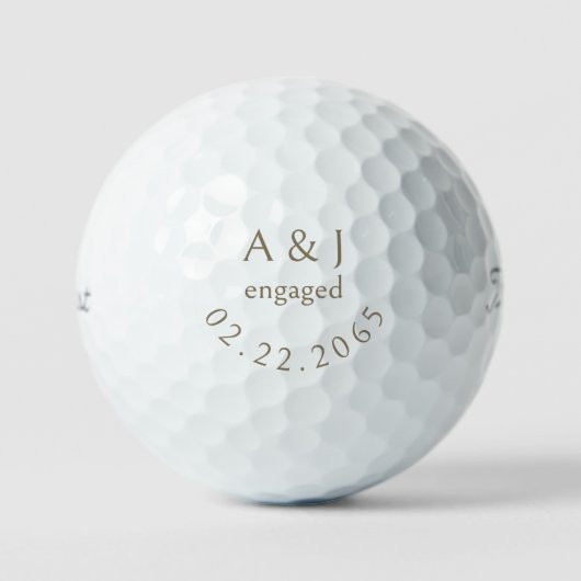 Balles De Golf Personalized Engagement Titleist Pro V1 III (Recto)