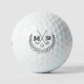Balles De Golf Personalized Monogram (Recto)