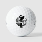 Balles De Golf Personalized Monogram Golf Balls - Custom Gift (Recto)