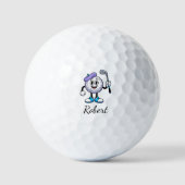 Balles De Golf Personalized Name Funny (Recto)