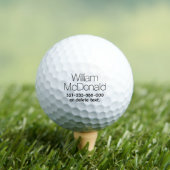 Balles De Golf Personalized Name Golf Balls Template DISPLAY 21 (T-shirt Insitu)