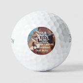 Balles De Golf Personalized Srixon Soft Feel Gift Custom (Recto)