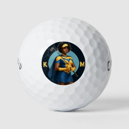 Balles De Golf Personalized Superhero Callaway Warbird Golf Balls (Devant)
