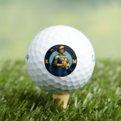 Balles De Golf Personalized Superhero Callaway Warbird Golf Balls (T-shirt Insitu)