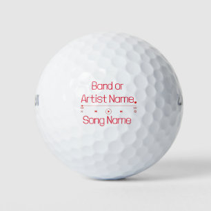 Balles De Golf Personnalisable votre musique préférée