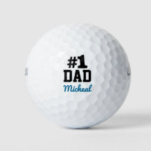 Personnalisé # 1 Papa Golf Balls