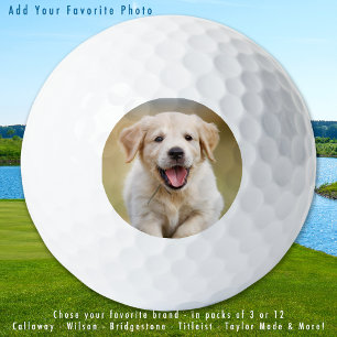 Balles De Golf Personnalisé Chien Chien Photo Animaux de compagni