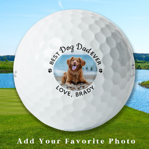 Balles De Golf Personnalisé CHIEN DAD moderne animal de compagnie