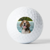 Balles De Golf Personnalisé Chien Photo Chien de Compagnie Modern (Recto)