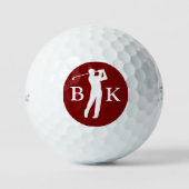 Balles De Golf Personnalisé Créez Votre Propre Monogramme De Golf (Recto)