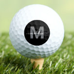 Balles De Golf Personnalisé Créez Votre Propre Nom Initial Monogr<br><div class="desc">Personnalisé Personnalisé Créer Votre Propre Nom Initial Boules de Golf Monogrammé Cette boule de golf chic et élégant présente un design monogramme unique avec une initiale grise audacieuse et un nom de script blanc fluide pour une touche personnalisée, ajoutant de l'élégance à chaque swing. Parfait pour les amateurs de golf,...</div>