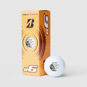 Balles De Golf Personnalisé Funny Nom de nouveauté Gorilla (Emballage)