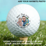 Balles De Golf Personnalisé Meilleur DAD Jamais Personnalisé Titl<br><div class="desc">Meilleur Père Jamais ... Deux de vos choses préférées, le golf et vos enfants ! Maintenant, vous pouvez les emmener avec vous pendant que vous jouez 18 trous. Customisez ces balles de golf avec la photo et le nom préférés de votre enfant. Qu'il s'agisse d'un anniversaire de père, de fête...</div>