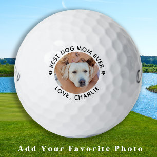 Balles De Golf Personnalisé Meilleure maman chien jamais personna
