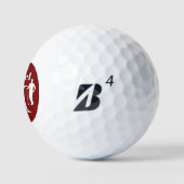 Balles De Golf Personnalisé Monogramme Premier nom Golfeur (Logo)