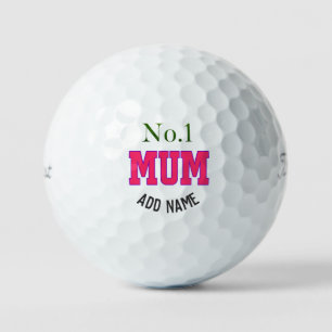 Balles De Golf Personnalisé No.1 Mum Titleist Pro V1 Golf Balls