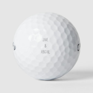 Balles De Golf Personnalisé Personnalisé Moderne Police Couple No