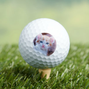 Balles De Golf Personnalisé Pet Cat Photo Moderne