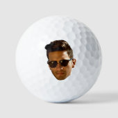 Balles De Golf Personnalisé Visage Nouveau père Personnalisé (Recto)