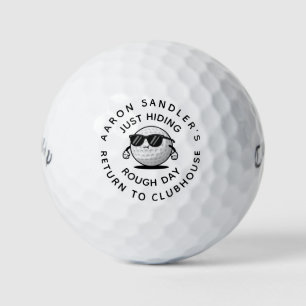 Balles De Golf Personnalisé Votre Nom Juste Caché Rough Golf Ball